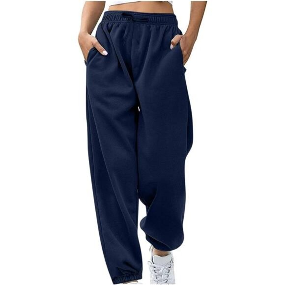Womens Sweatpants 2024 High Waisted Baggy Sweatpants Joggers Sport Active - Picture 1 of 6